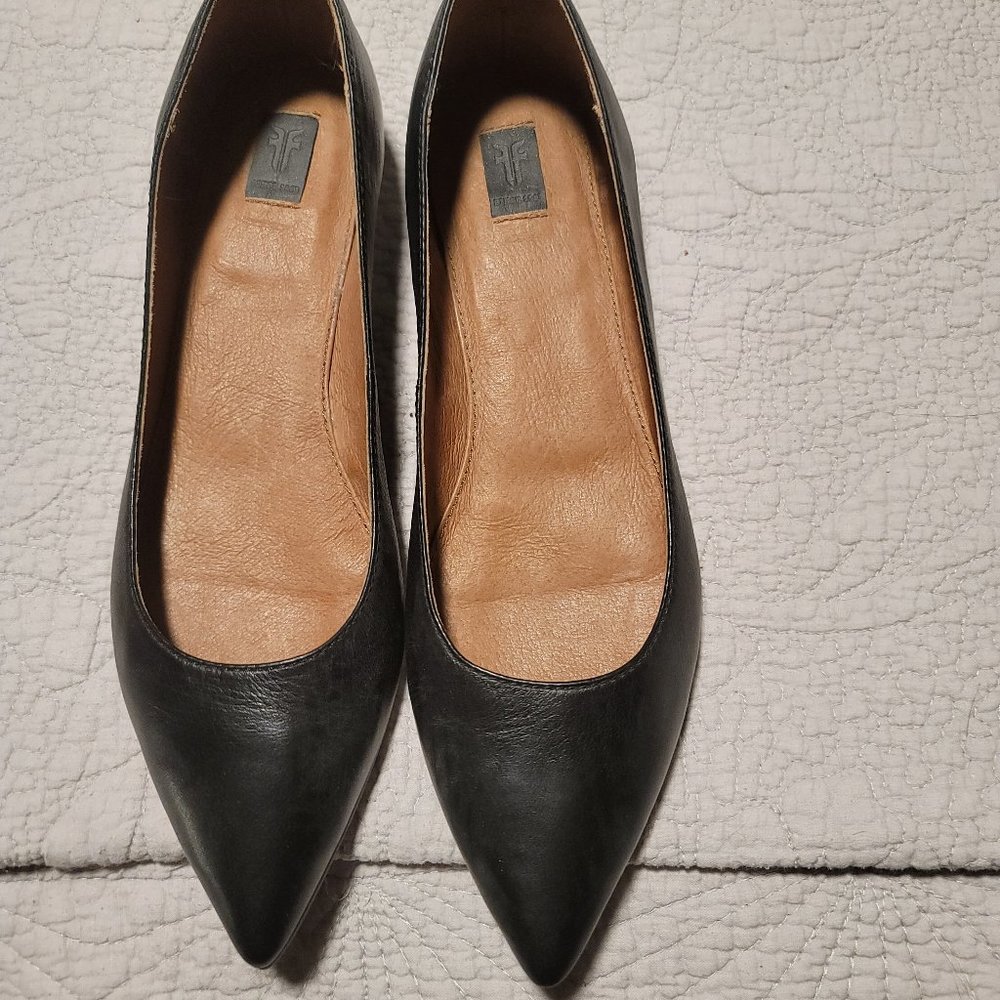 Frye leather flats